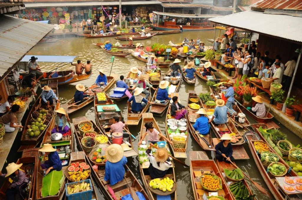 ท่องเที่ยวตลาดน้ำ